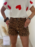 Leo Print Shorts