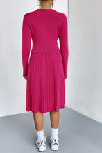 Görseli Galeri görüntüleyiciye yükleyin, A-Line Knit Sweater Skirt Set