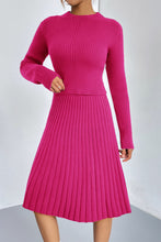 Görseli Galeri görüntüleyiciye yükleyin, A-Line Knit Sweater Skirt Set