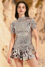Načíst obrázek do prohlížeče Galerie, aikergoodCiel De Minuit Sequin Body Suit Mini Dress (Multiple Colors)