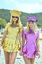 Načíst obrázek do prohlížeče Galerie, aikergoodCiel De Minuit Sequin Body Suit Mini Dress (Multiple Colors)