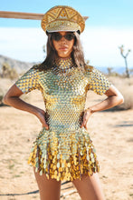 Načíst obrázek do prohlížeče Galerie, aikergoodCiel De Minuit Sequin Body Suit Mini Dress (Multiple Colors)