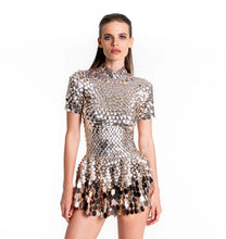 Načíst obrázek do prohlížeče Galerie, aikergoodCiel De Minuit Sequin Body Suit Mini Dress (Multiple Colors)