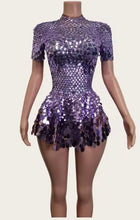 Načíst obrázek do prohlížeče Galerie, aikergoodCiel De Minuit Sequin Body Suit Mini Dress (Multiple Colors)