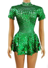 Načíst obrázek do prohlížeče Galerie, aikergoodCiel De Minuit Sequin Body Suit Mini Dress (Multiple Colors)