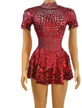 Načíst obrázek do prohlížeče Galerie, aikergoodCiel De Minuit Sequin Body Suit Mini Dress (Multiple Colors)