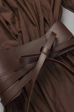 Load image into Gallery viewer, aikergood Sophie V Neck Belted Maxi Dress