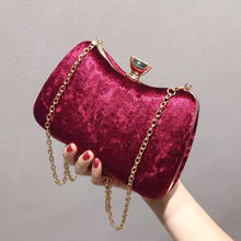 Load image into Gallery viewer, Velvet Flask Clutch Bag
