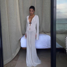 Load image into Gallery viewer, aikergood Bonjour Knitted Maxi Dress
