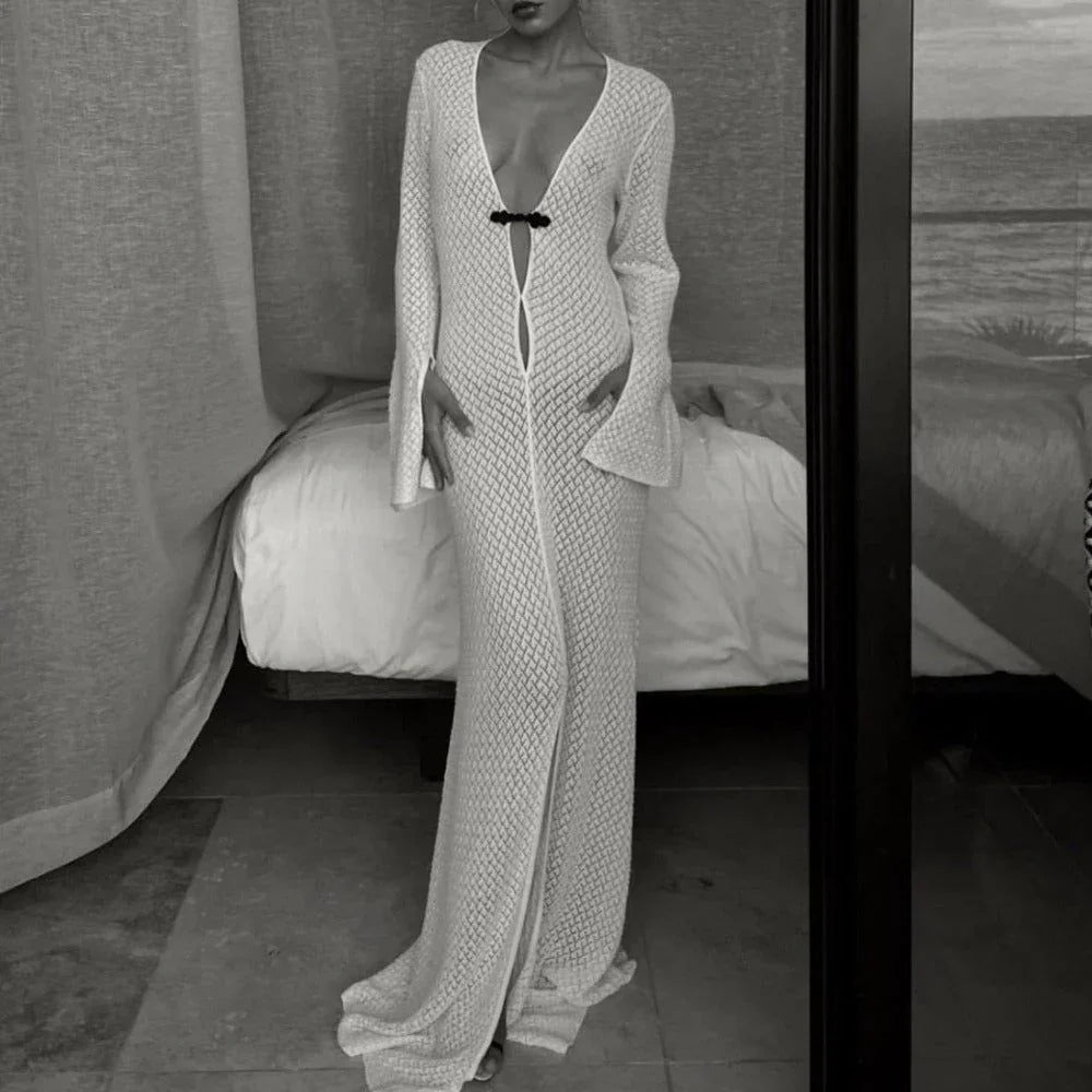 aikergood Bonjour Knitted Maxi Dress