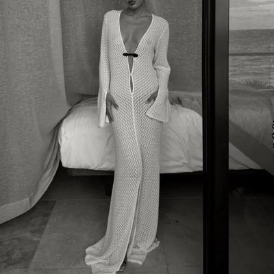 aikergood Bonjour Knitted Maxi Dress