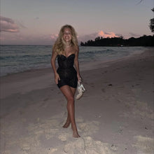 Load image into Gallery viewer, aikergood Flamme D&#39;amore Slimming Glitter corset Mini Dress