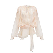 Görseli Galeri görüntüleyiciye yükleyin, aikergood Valentina Pleated Ruffled Mini Dress