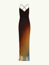 Load image into Gallery viewer, Backless Twill Maxi Dress