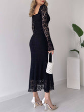 Carica l&#39;immagine nel visualizzatore di Gallery, Lace Ruffle Dress