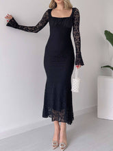 Carica l&#39;immagine nel visualizzatore di Gallery, Lace Ruffle Dress