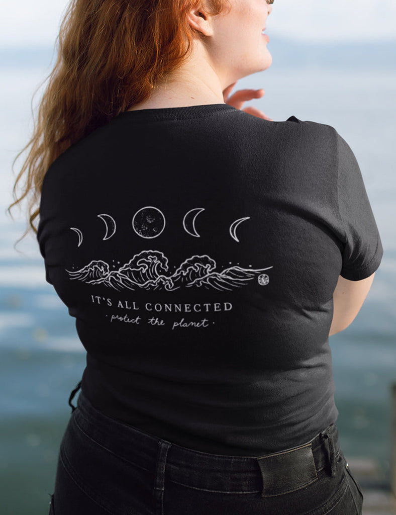 T-shirt basique « Tout est connecté »