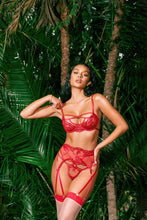 Load image into Gallery viewer, Lena&#39;s Red Luxury Lingerie