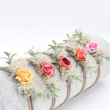 Load image into Gallery viewer, Cute Baby Tieback Flower Crown