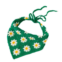 Load image into Gallery viewer, Hand Crochet Daisy Bandana