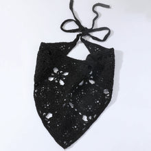 Lataa kuva Galleria-katseluun, Hand Crochet Lace Bandana