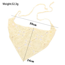 Görseli Galeri görüntüleyiciye yükleyin, Hand Crochet Lace Bandana