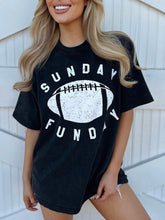 Load image into Gallery viewer, Mineral-Wash ¡°Sunday Funday¡± Graphic Tee