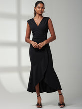 Load image into Gallery viewer, Mabruka Frill Fishtail Maxi Dress