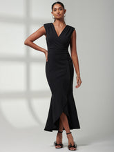 Load image into Gallery viewer, Mabruka Frill Fishtail Maxi Dress