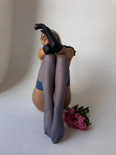 Load image into Gallery viewer, Navy Glam Stockings