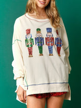 Carica l&#39;immagine nel visualizzatore di Gallery, Sequin Nutcracker French Terry Sweatshirt