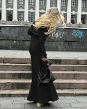 Load image into Gallery viewer, Off Shoulder Fit Knitted Maxi Dress