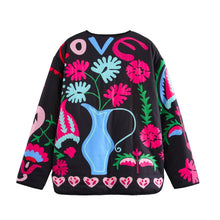 Load image into Gallery viewer, Cute Graffiti Style Print Thin Jacket