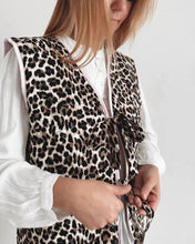 Load image into Gallery viewer, Leopard Print And Bow Waistcoat