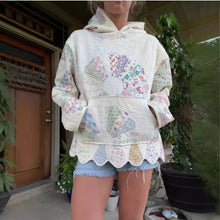 Load image into Gallery viewer, Sun Print Padded Sweatshirt