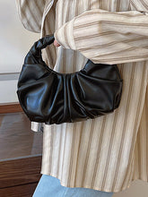 Load image into Gallery viewer, Simple Pleated Dumpling Clutch Bag