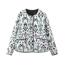 Load image into Gallery viewer, Geometric Print Quilted Thin Jacket