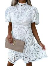 Load image into Gallery viewer, Lace Hollow Out Dress