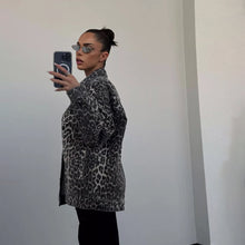 Load image into Gallery viewer, Vintage Street Casual Leopard Print Denim Jacket