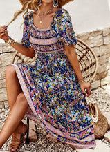 Load image into Gallery viewer, Bohemian Floral Dress