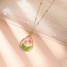 Load image into Gallery viewer, Acacia Seed Resin Dried Flower Necklace