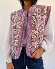 Load image into Gallery viewer, Ethnic Printed Quilted Waistcoat