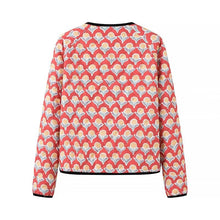 Load image into Gallery viewer, Cute Floral Print Bow Lace-Up Jacket