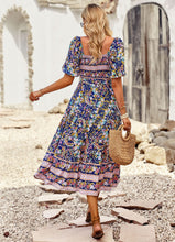 Load image into Gallery viewer, Bohemian Floral Dress