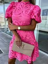 Load image into Gallery viewer, Lace Hollow Out Dress