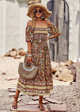 Load image into Gallery viewer, Bohemian Floral Dress