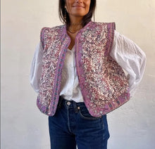 Load image into Gallery viewer, Ethnic Printed Quilted Waistcoat