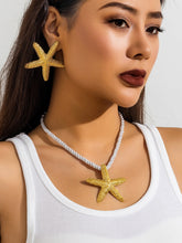 Load image into Gallery viewer, Santorini Starfish Necklace ~ Gold