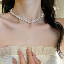 Load image into Gallery viewer, Long Pearl Pendant Necklace