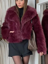 Načíst obrázek do prohlížeče Galerie, Faux Fur Collar Jacket